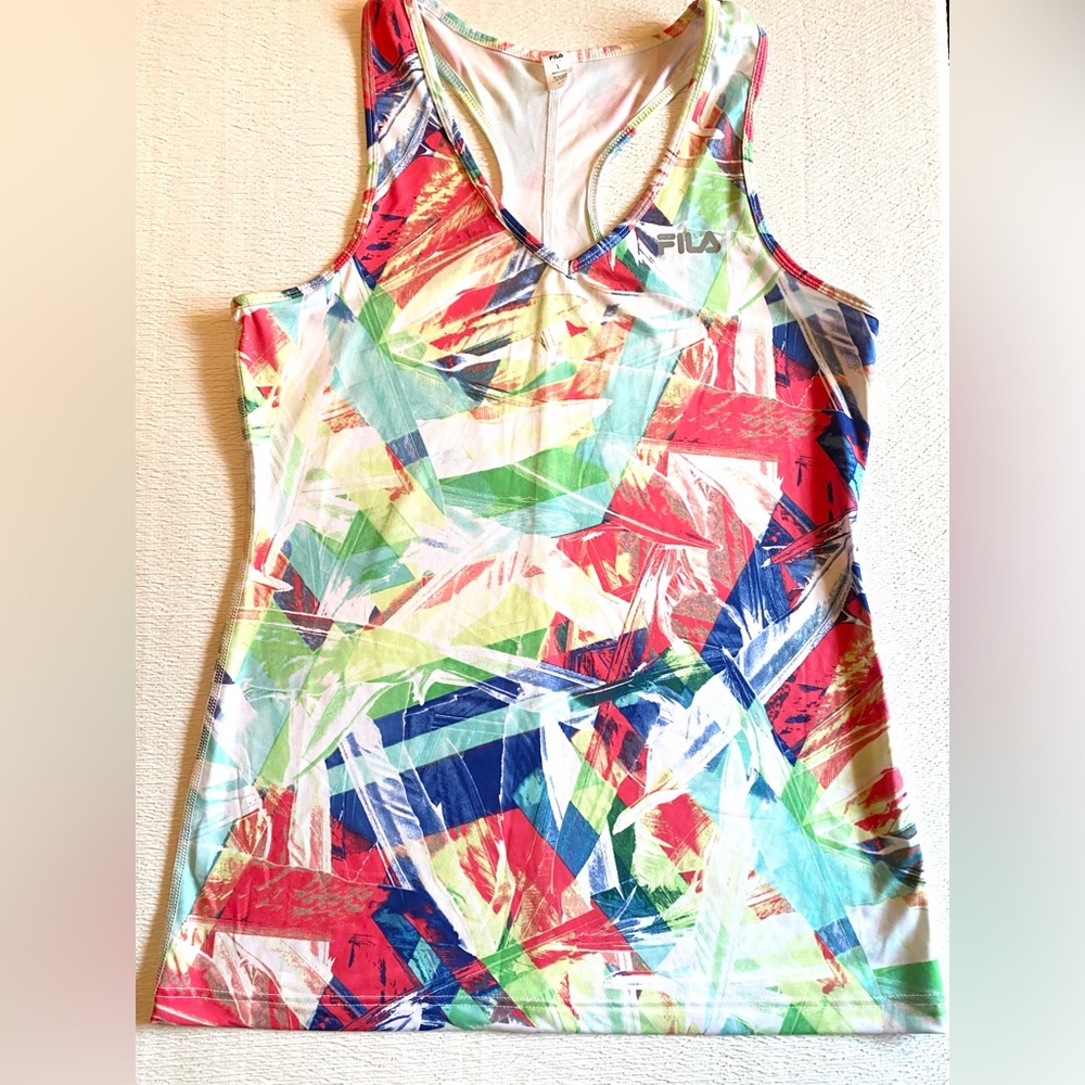 Fila Multicolor Racerback Tank Top